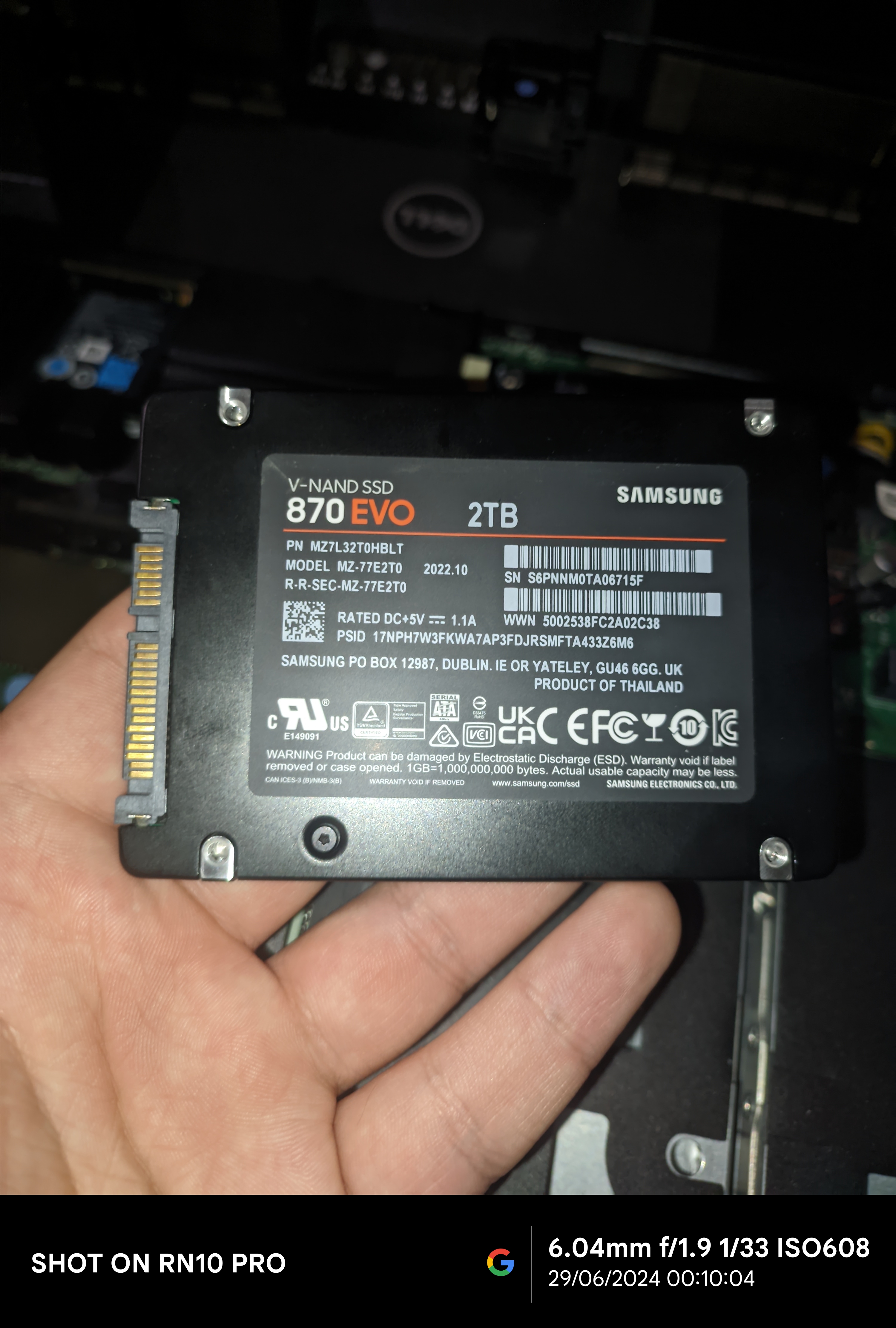 2TB Samsung SSD